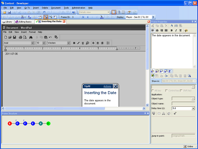 Screen image of this step