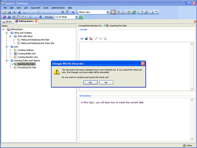 Screen image of this step