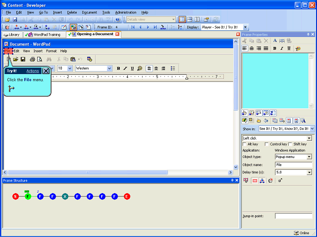 Screen image of this step