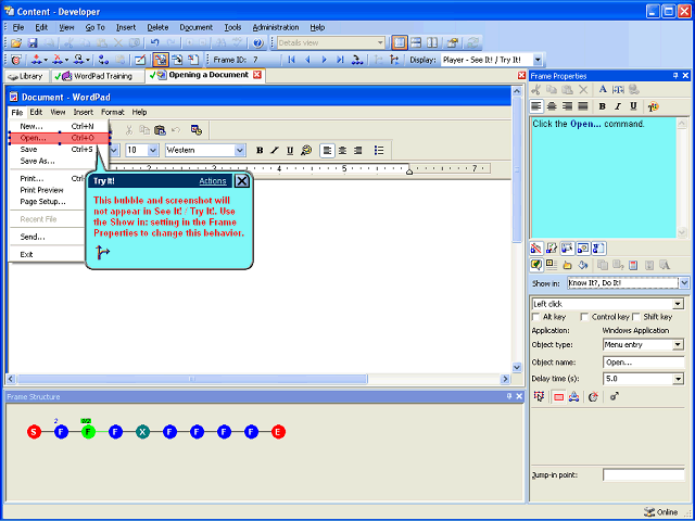 Screen image of this step
