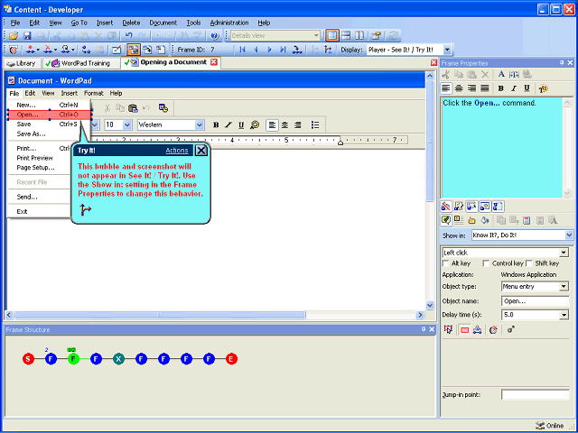 Screen image of this step