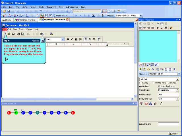 Screen image of this step