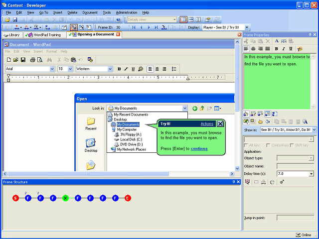 Screen image of this step
