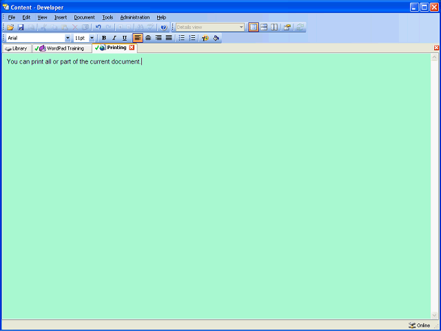 Screen image of this step