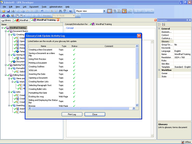 Screen image of this step