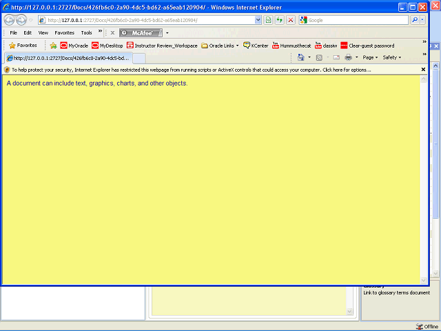 Screen image of this step