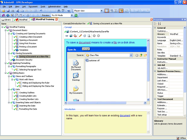 Screen image of this step