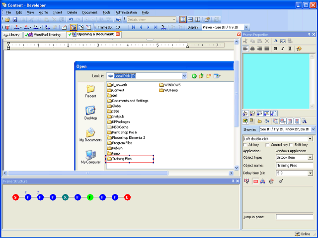 Screen image of this step