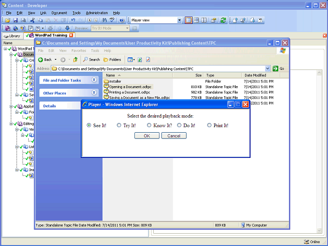 Screen image of this step