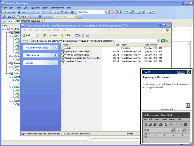 Screen image of this step