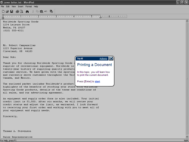 Screen image of this step