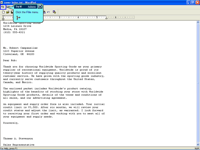 Screen image of this step
