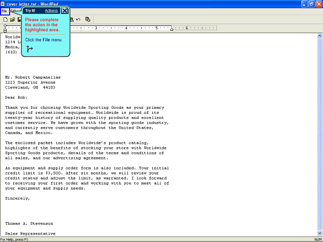 Screen image of this step
