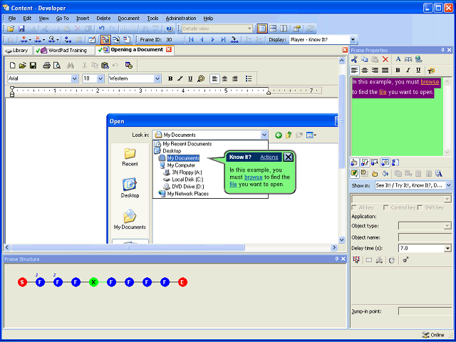 Screen image of this step