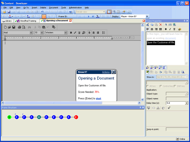 Screen image of this step