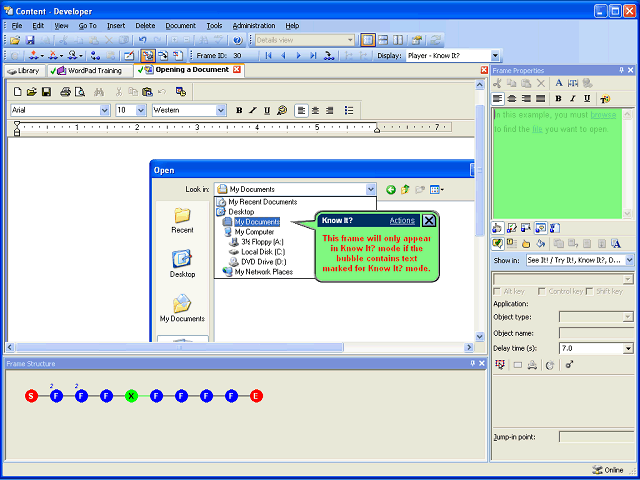 Screen image of this step