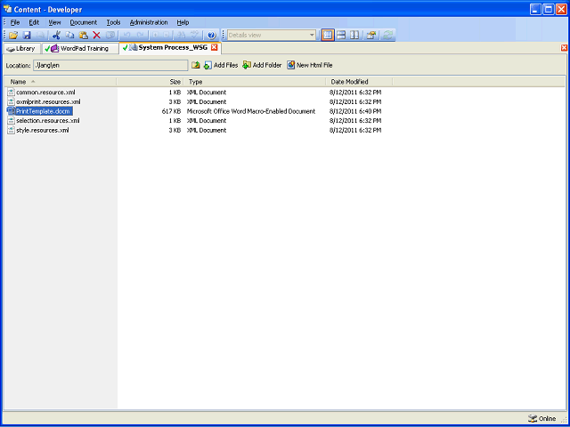 Screen image of this step