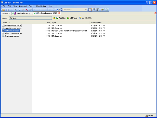 Screen image of this step