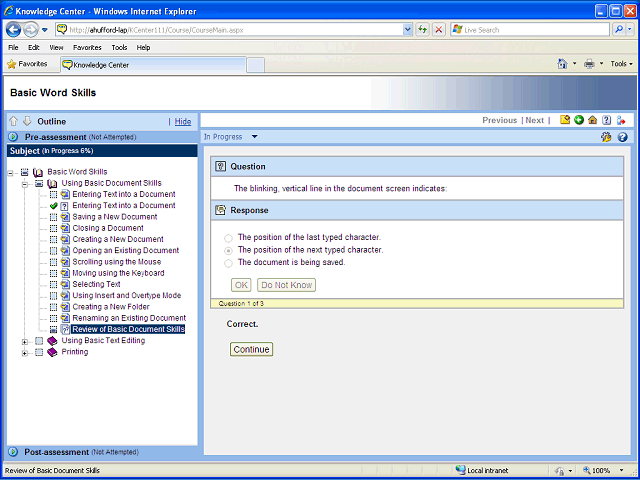 Screen image of this step