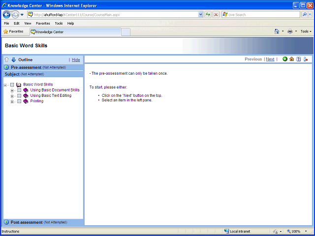 Screen image of this step