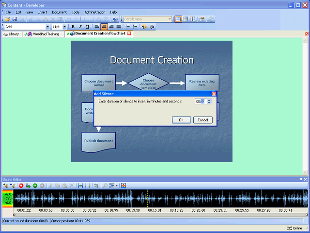 Screen image of this step