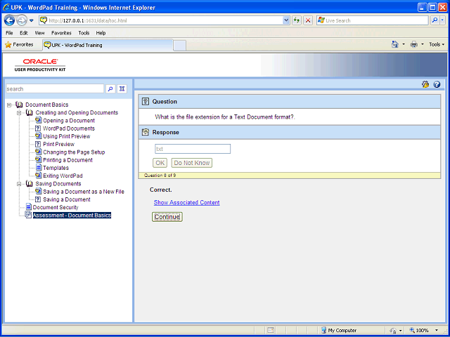 Screen image of this step