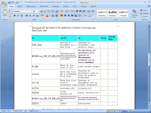 Screen image of this step