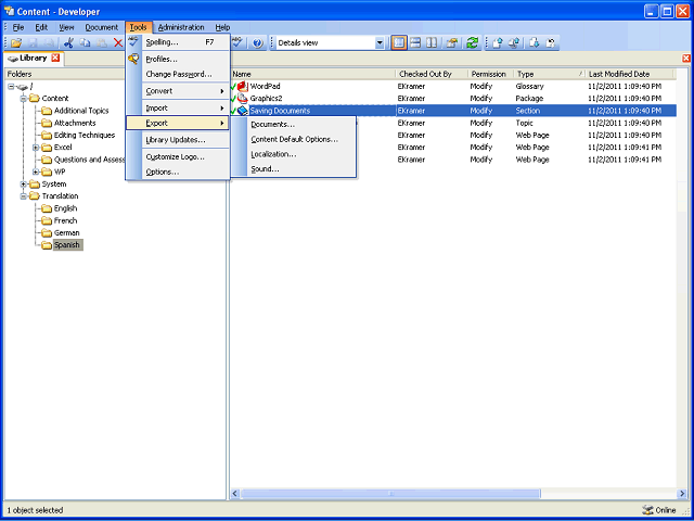 Screen image of this step