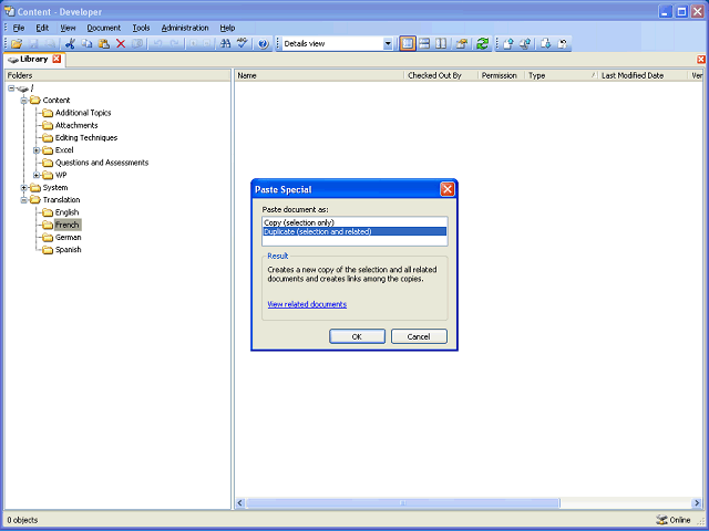 Screen image of this step
