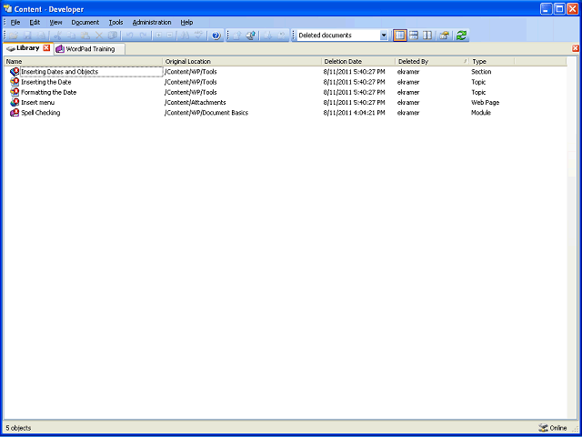 Screen image of this step