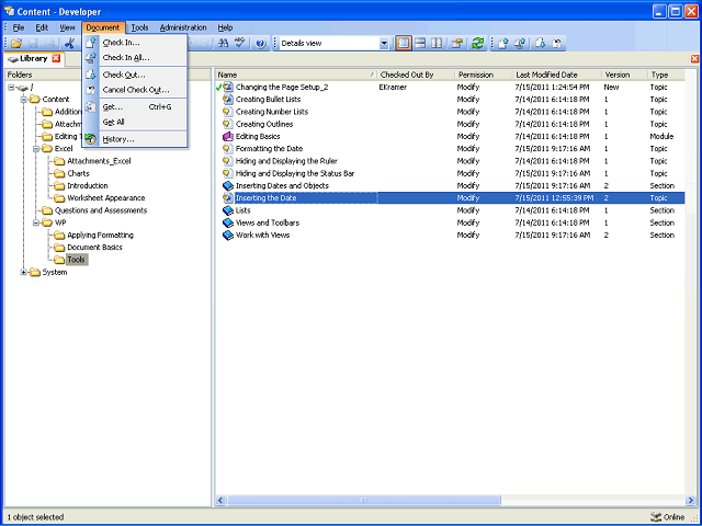 Screen image of this step