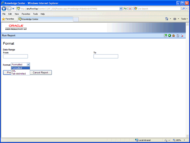 Screen image of this step