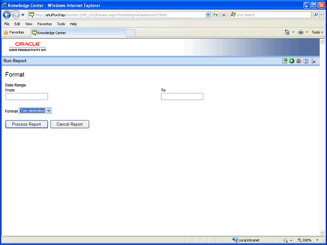 Screen image of this step