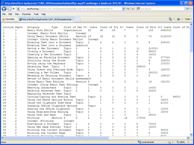 Screen image of this step