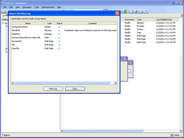 Screen image of this step