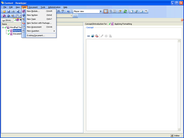 Screen image of this step