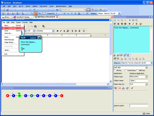 Screen image of this step