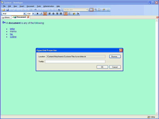 Screen image of this step