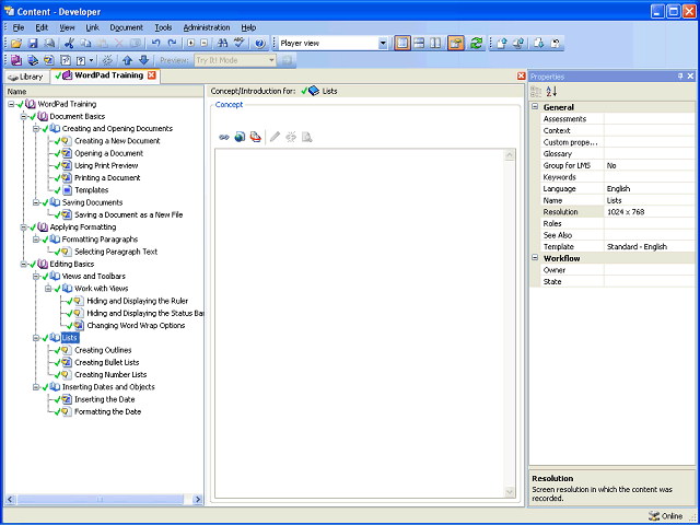Screen image of this step
