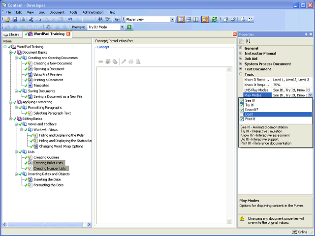 Screen image of this step