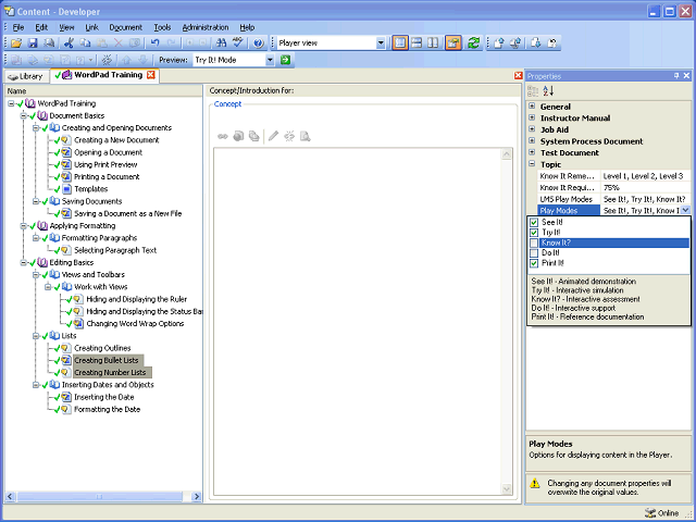 Screen image of this step