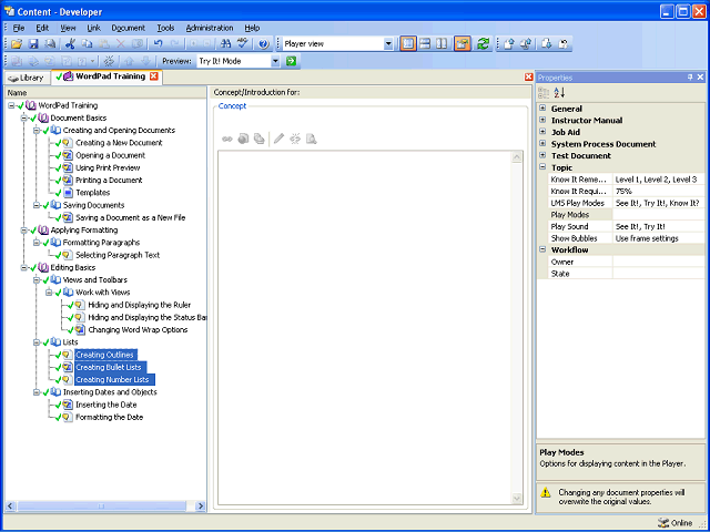 Screen image of this step