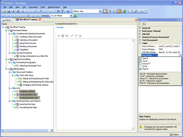 Screen image of this step
