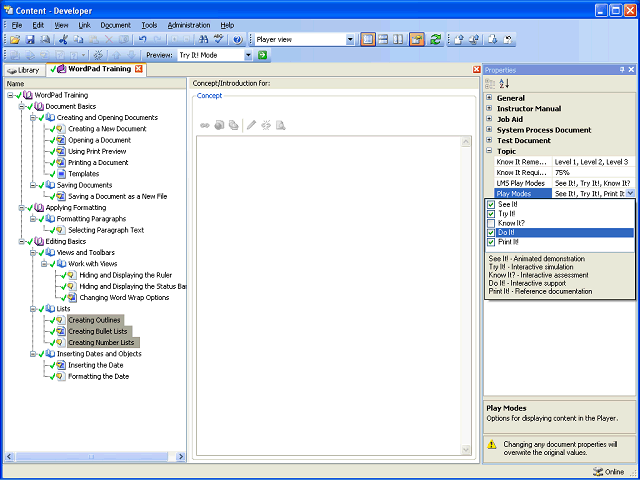 Screen image of this step