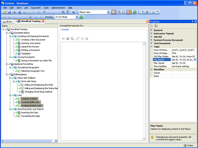 Screen image of this step