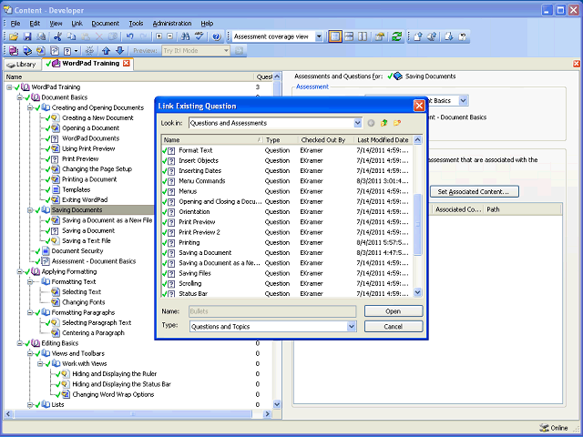 Screen image of this step