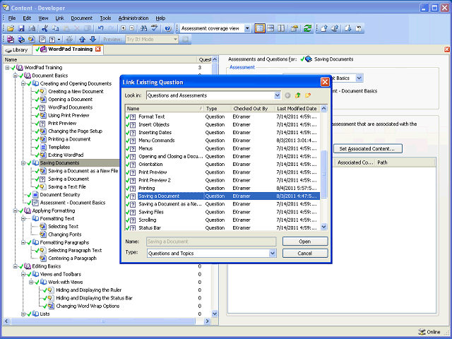 Screen image of this step