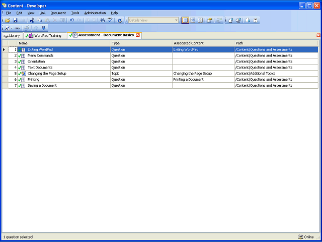 Screen image of this step