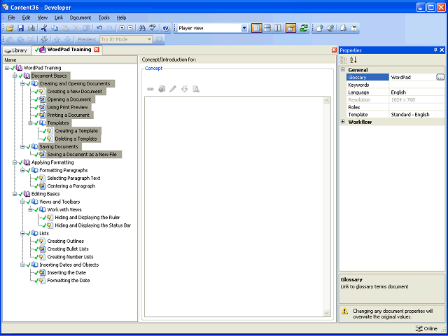 Screen image of this step