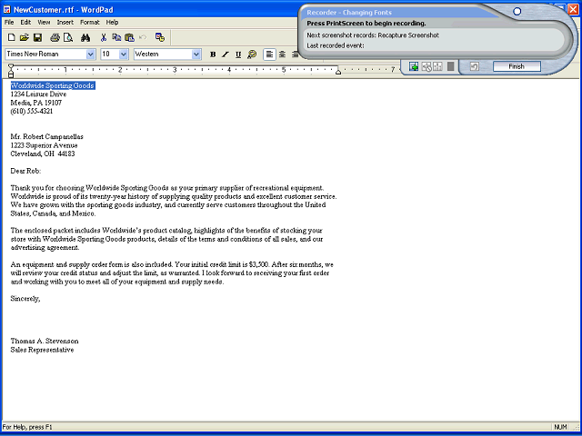 Screen image of this step